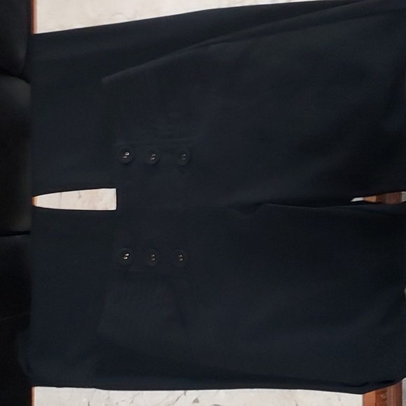 NWT- CACHE- Size 2 Black Flare Leg Dress Slacks - Picture 2 of 8